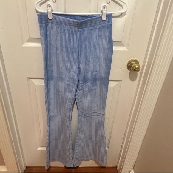 NWT Aerie Groove-On Velour High Waisted Flare ribbed Pant size small - Picture 8 of 13